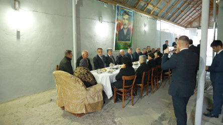 Goranboyda İcra başçısının Şəhid ailələrini ziyarəti davam edir
