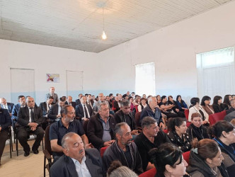 Goranboyda növbəti səyyar qəbul Zeyvə kəndində keçirildi