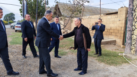 Goranboyda İcra başçısının Şəhid ailələrini ziyarəti davam edir