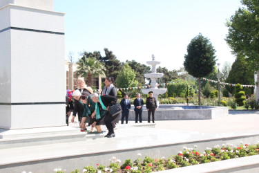 Goranboyda Ümummilli Lider Heydər Əliyevin 103-cü ildönümü ilə bağlı ümumrayon tədbir keçirildi