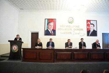 Goranboyda Yeni Azərbaycan Partiyasının VIII Qurultayı ilə bağlı tədbir keçirildi