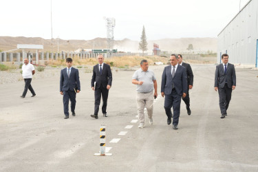 Goranboyda “Konstralab İndustries” QSC-yə məxsus zavodun fəaliyyətinə baxış keçirildi
