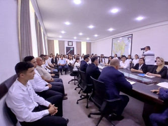Goranboyda yüksək balnan ali məktəblərə qəbul olan məzunlarla görüş keçirildi