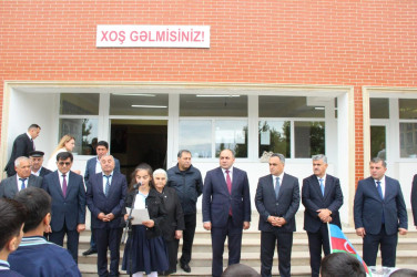 Goranboyda icra başçısı “15 sentyabr-Bilik Günü” münasibətilə Tatarlı kənd tam orta məktəbində oldu