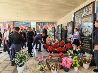 “27 sentyabr-Anım Günü” ilə bağlı Balakürd kənd qəbirstanlığında şəhidlərimizin məzarları ziyarət olundu