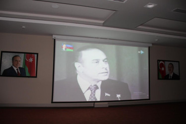 Goranboyda “15 iyun Milli Qurtuluş Günü” ilə bağlı “Ulu Öndər Heydər Əliyev müstəqil Azərbaycanın xilaskarıdır” mövzusunda tədbir