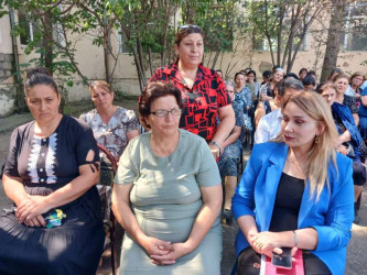 Goranboyda növbəti səyyar qəbul Borsunlu kəndində keçirildi