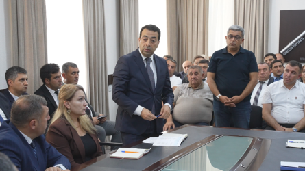 Goranboyda Dövlət Proqramının icra vəziyyəti ilə bağlı iclas keçirildi