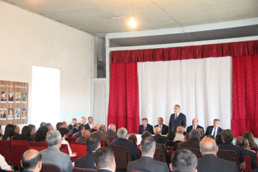 Goranboyda növbəti səyyar qəbul Zeyvə kəndində keçirildi