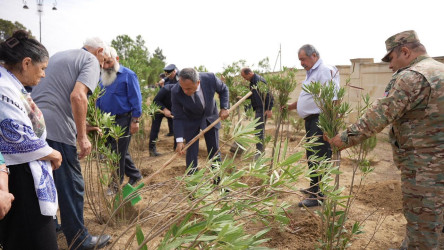 Goranboyda “27 sentyabr –Anım Günü” ilə bağlı ağacəkmə aksiyası keçirildi