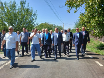 Goranboyda şəhid ailəsinə göstərilən diqqət və qayğının növbəti nümunəsi