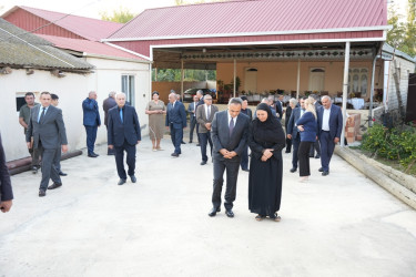 Goranboyda Şəhid ailələri ilə görüşlər davam edir