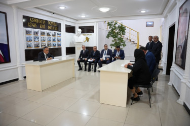 Goranboy Rayon İcra Hakimiyyətində vətəndaşların növbəti qəbulu keçirildi