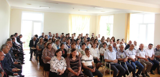 Xınalı kəndində səyyar qəbul keçirildi