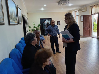Goranboy rayon İcra Hakimiyyətində vətəndaşların müraciətləri dinlənildi