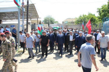 Şəhid Novruzov Niyaz İlyas oğlunun dəfn mərasimi