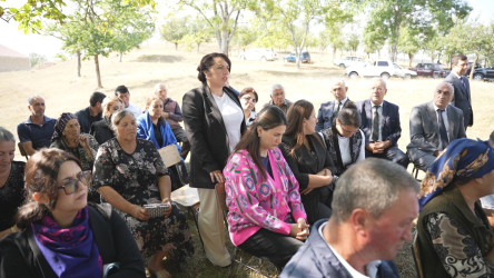 Goranboyda növbəti səyyar qəbul Mənəşli kəndində keçirildi