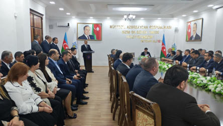 Yeni Azərbaycan Partiyasının Goranboy rayon təşkilatının təsis edilməsinin 33-cü ildönümü ilə bağlı tədbir keçirildi