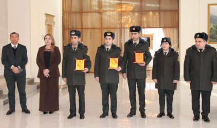 Goranboyda, Səfərbərlik və Hərbi Xidmətə Çağırış üzrə Dövlət Xidməti işçilərinin Peşə Bayramı Günü qeyd edildi