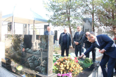Düzqışlaq kəndində şəhidlərimizin məzarları ziyarət edildi