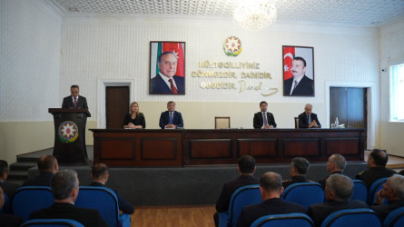 Goranboyda Yeni Azərbaycan Partiyasının VIII Qurultayı ilə bağlı tədbir keçirildi