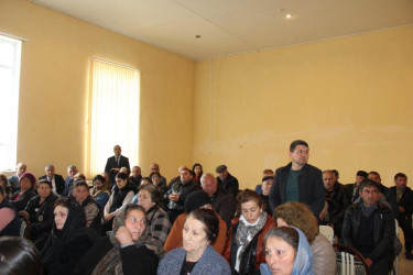 Borsunlu kəndində səyyar qəbul keçirildi