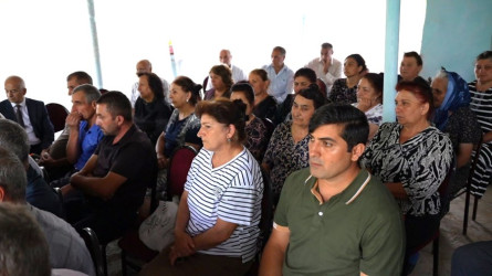 Goranboyda növbəti səyyar qəbul Gürzallar kəndində keçirildi