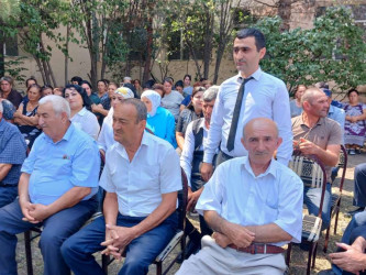 Goranboyda növbəti səyyar qəbul Borsunlu kəndində keçirildi