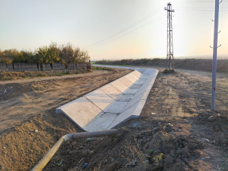 Goranboyda əkin sahələrinin suvarılması təminatının yaxşılaşdırlması istiqamətində əməli tədbirlər davam etdirilir