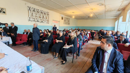 Goranboyda növbəti səyyar qəbul Qaradağlı kəndində keçirildi