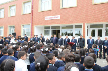 Goranboyda icra başçısı “15 sentyabr-Bilik Günü” münasibətilə Tatarlı kənd tam orta məktəbində oldu