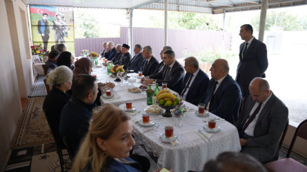Goranboyda Şəhid ailələri ilə görüşlər davam edir