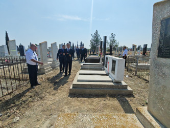 “27 sentyabr-Anım Günü” ilə bağlı Balakürd kənd qəbirstanlığında şəhidlərimizin məzarları ziyarət olundu