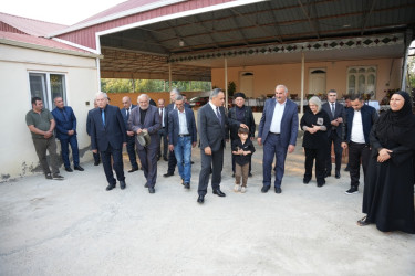 Goranboyda Şəhid ailələri ilə görüşlər davam edir