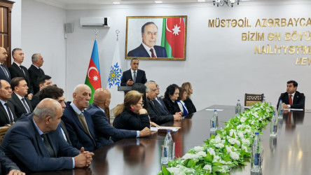 Yeni Azərbaycan Partiyasının Goranboy rayon təşkilatının təsis edilməsinin 33-cü ildönümü ilə bağlı tədbir keçirildi