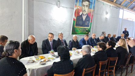 Goranboyda İcra başçısının Şəhid ailələrini ziyarəti davam edir