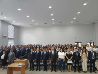 Goranboyda təhsil işçilərinin sentyabr konfransı keçirildi