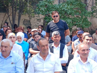 Goranboyda növbəti səyyar qəbul Borsunlu kəndində keçirildi