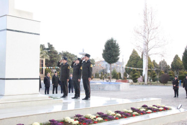 Goranboyda, Səfərbərlik və Hərbi Xidmətə Çağırış üzrə Dövlət Xidməti işçilərinin Peşə Bayramı Günü qeyd edildi