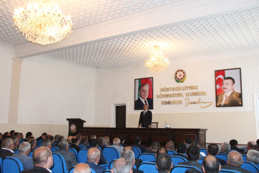 Goranboyda icra başçısı fermerlərlə görüş keçirdi