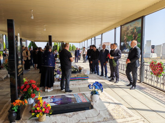 “27 sentyabr-Anım Günü” ilə bağlı Balakürd kənd qəbirstanlığında şəhidlərimizin məzarları ziyarət olundu