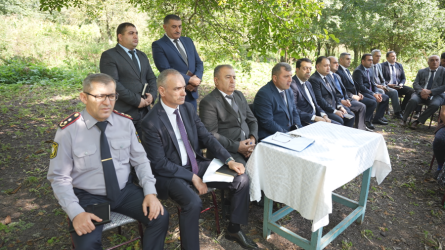 Goranboyda növbəti səyyar qəbul Buzluq kəndində keçirildi