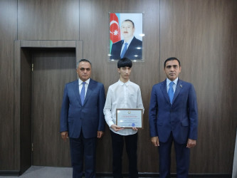 Goranboyda yüksək balnan ali məktəblərə qəbul olan məzunlarla görüş keçirildi