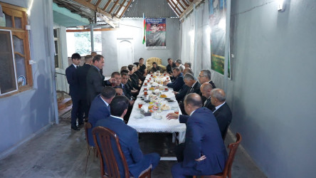 Goranboyda İcra başçısının Şəhid ailələrini ziyarəti davam edir