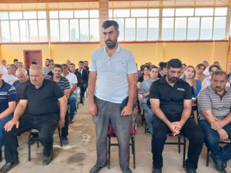 Goranboyda növbəti səyyar qəbul Nadirkənd kəndində keçirildi