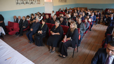 Goranboyda növbəti səyyar qəbul Qaradağlı kəndində keçirildi