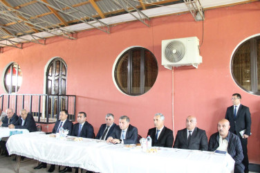 “Konstitusiya və Suverenlik İli” tədbirləri çərçivəsində, “27 sentyabr-Anım Günü” ərəfəsində Goranlı kəndində şəhid ailələri ilə görüş keçirildi