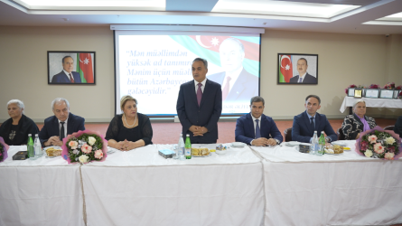 Goranboyda “5 oktyabr–Beynəlxalq Müəllimlər Günü” ilə bağlı tədbir keçirildi