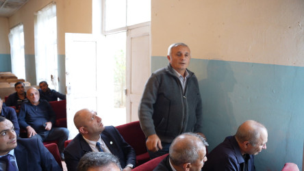 Goranboyda növbəti səyyar qəbul Qaradağlı kəndində keçirildi