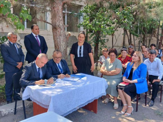 Goranboyda növbəti səyyar qəbul Borsunlu kəndində keçirildi